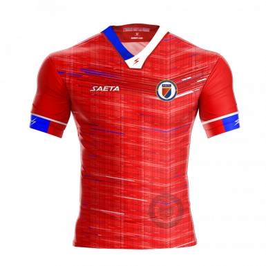 Haiti Official Jersey 2021 Red - Haiti-Tempo